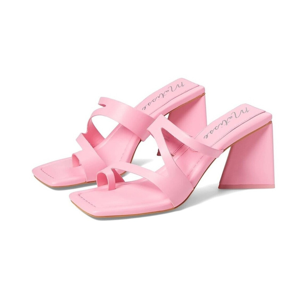 Matisse Women's Oslo Toe-Loopโ Heeled Sandals Pink Size 8.5